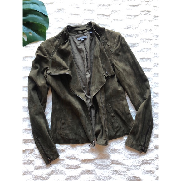 🌷 SOLD 🌷Vince Asymmetrical Moto Jacket - Picture 2 of 7